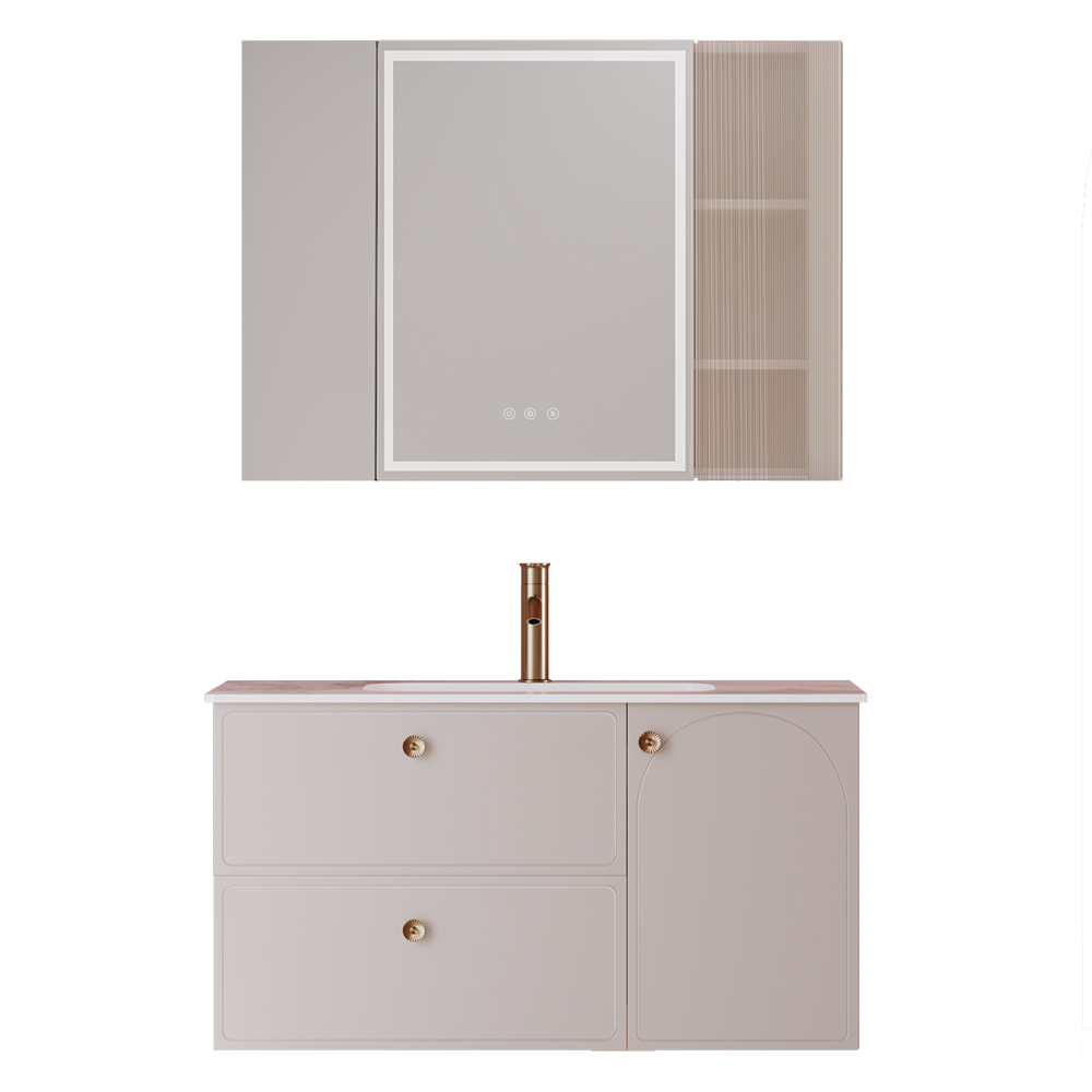 BC6301-100巖板款 生態(tài)實木浴室柜